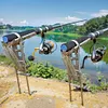 Adjustable Fishing Rod Bracket Telescopic Spring Fish Pole Bracket Fishing Tools