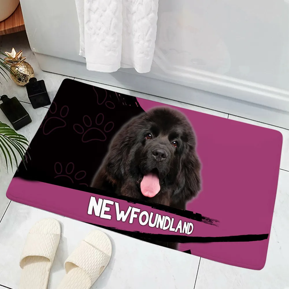 Athvotar Remember American Staffordshire Terrier Dogs Doormat Decor Print Carpet Flannel Non-Slip Doormat for Bedroom Porch
