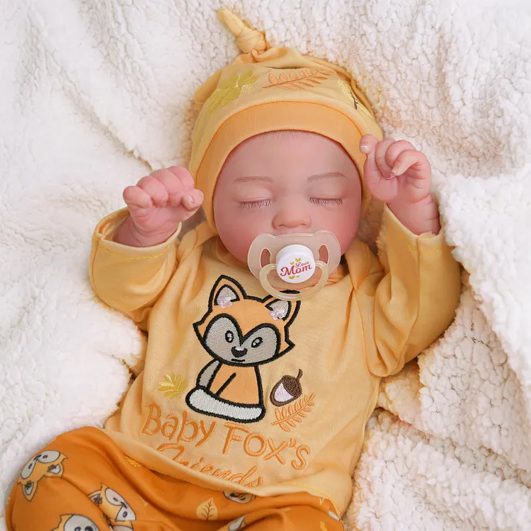 [90Days Lowest Price]Babeside Sleeping Reborn Baby  Annie 17''  Newborn Boy Healing of the Heart