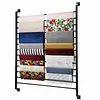 [US Local Warehouse] 13 Rolls Vinyl Roll Holder with Adjustable Hanging Rod for Wallpaper Window Film