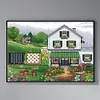 (Counted/Stamped)Autumn Manor-14CT Cross Stitch 42*32cm/16.54*12.6in