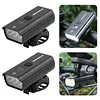3 Lamp Bead Bike Front Light Night Riding Safety Headlight Digital Display Lamp
