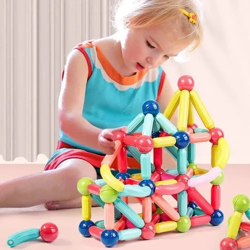 Last Day Special Sale 49% OFF --- Magnetic Balls and Rods Set Educational Magnet Building Blocks