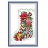 Gabriel Of The Christmas Stocking - 16CT Stamped Cross Stitch 37*52cm/14.57*20.47in(Brand)
