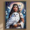 (US Local)Girl-Full Round Diamond Painting 
