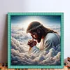 Praying Man - 11CT Stamped Cross Stitch - 40*40cm
