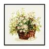 Flower-11CT Stamped Cross Stitch Kit(37*37cm)