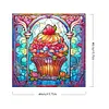 Colorful Desserts Glass Painting-Paint by Numbers Acrylic Painting 40*40CM