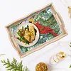 (Multistyle) En Bois No&euml;l Cardinal Bonhomme De Neige-Bricolage Vaisselle
