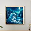 Licorne - perceuse ronde peinture diamant - 40*40cm