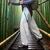 Men Women Leg Cover Waterproof Fishing Split Rain Pants Quick Pull-On Rain Pants
