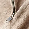 Pull Zipp&eacute; Et Col Montant Pour Hommes