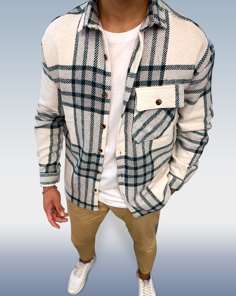 Men's new autumn shirt jacket 009