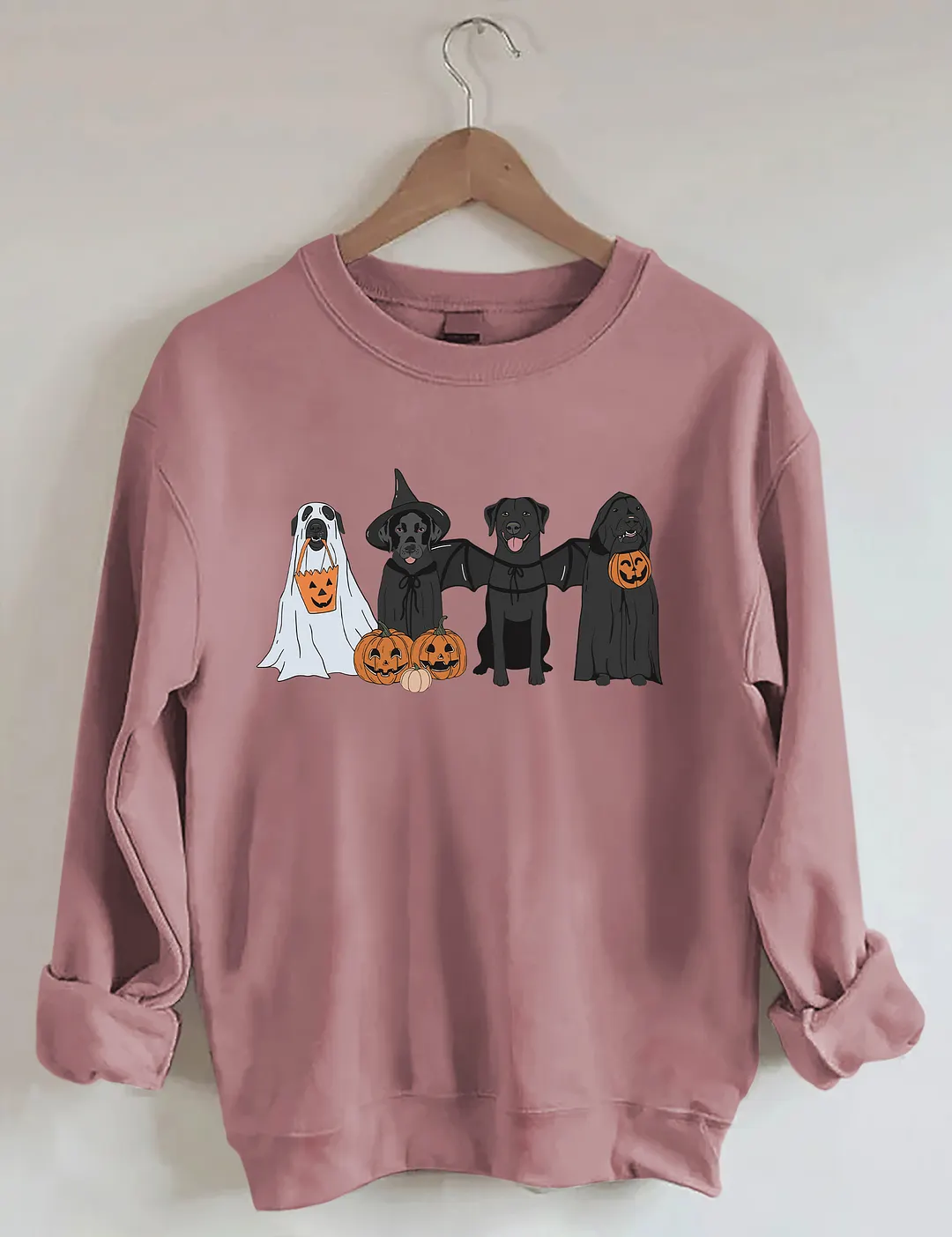 Black Labrador Halloween Sweatshirt