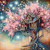 (US Local)4Pack Tree-Special Shaped Diamond Painting Kit(30x30cm)
