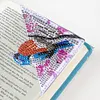 4pcs DIY Rhinestones Mosaic Diamond Painting Corner Bookmark Kit
