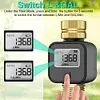 Digital Water Flow Meter IPX5 Waterproof Brass Inlet Outlet Flow Rate Test Meter