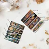 (US Local)8Pcs DIY Phoenix Diamond Painting Art Bookmarks with Crystal Pendants for Gift