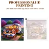 (US Local)Paint By Numbers Kit On Canvas DIY Oil Art Vacation Picture Home Decor40x40cm