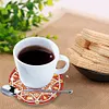 12Pcs/set Diamond Painting Mandala Coaster Cup Cushion with Rack Home Decor