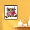 Owl - 14CT Stamped Cross Stitch 31*28cm/12.2*11.02in