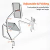 Magnetic iPad Pro 11 Pro 12.9 Stand, Foldable Arm Premium Tablet Stand for Working and Drawing, Multi-Node Adjustable Portable iPad Stand Only for iPad Pro 11 Inch 1st/2nd/3rd/4th, iPad Air 4th/5th
