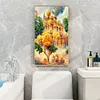>SALE<5D DIY Full Round Drill Diamond Painting Rose Manor Art Home Decoration (sz2606)
