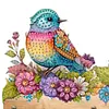 (US Local)Bird DIY Diamond Painting Hanging Hook Wall Hooks No Hole Punching Wall Decor