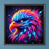 Diamond Painting -DIY Round Drill Colorful Eagle(40*40CM)