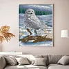 >SALE<Full Embroidery Cotton Thread 14CT Printed Snow Sculpture Cross Stitch 41x54cm