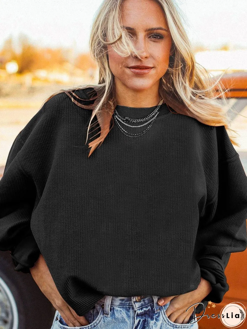 Comfy Black Long Sleeve Tee