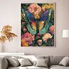 Flower - 9CT Full Beaded Cross Stitch Kit(30x40cm)