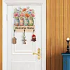 Wooden Vase Diamond Art Hanging Hook Rail Diamond Painting Art Craft Wall Hooks