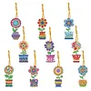 10pcs DIY Crystal Diamond Pendant Kits