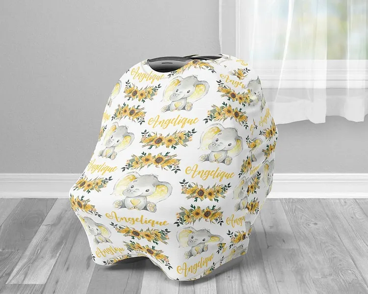 Personalized Baby Car Seat Canopy| Canopyl42