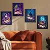 (US Local)4pcs Paint By Numbers Kit On Canvas DIY Oil Art Magic Potion Picture 40x50cm
