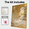 A Ray of Sunshine DIY Pearl Painting Kit with Frame 30x40cm Pearl Gem Paintings Picture Arts Craft for Adults Beginners Gift Home Wall Decor