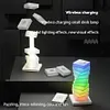 Colorful DIY Assembly Atmosphere Night Light 15W Fast Wireless Charging Mobile Phone Earphone Digital Wireless Charger