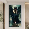 (Big Size)Fallen Angel - 11CT Stamped Cross Stitch - 40*70cm - Halloween