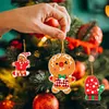 12Pcs Acrylic Christmas Hanging Diamond Painting Art Kits for Christmas Tree