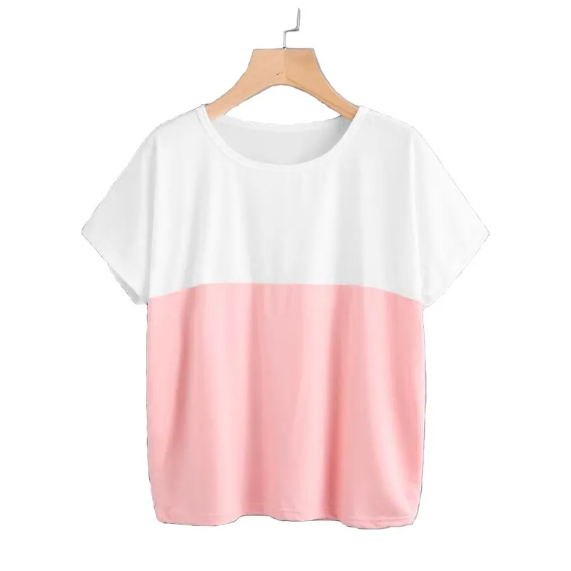 Brownm Brownm Summer Korean Version Plus Size Women's Loose Bat Shirt Student Women's Short Sleeve T-Shirt Fat Mm Summer T-Shirt Fashion