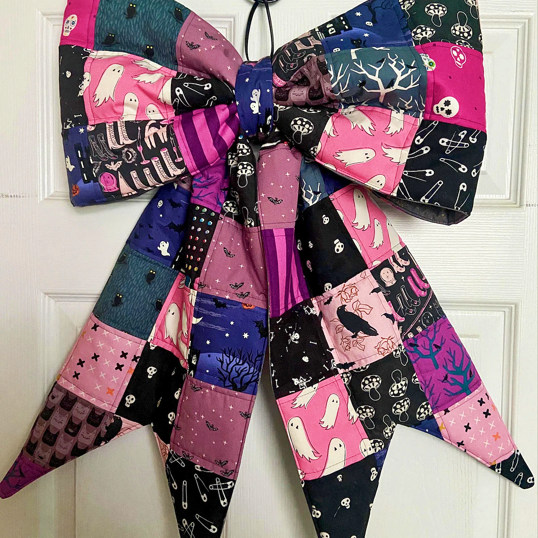 Patchwork Bow Pattern Patchwork Bow Sewing Template - With Instructions