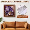 (US Local)Paint By Numbers Kit On Canvas DIY Oil Art Phalaenopsis Picture Decor40x40cm