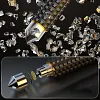 Quenching process self-defense telescopic stick swing stick hand guard block knife block swing stick three-section stick alloy steel