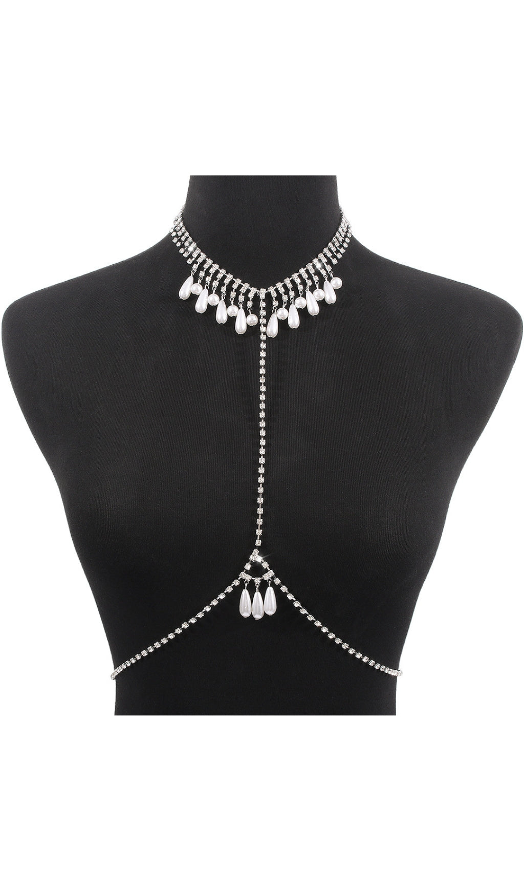 Pearl Didamond Body Chain Flowering Girl