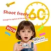 Thumb Camera with Long Battery Life Mini Camera Keychain Bag Charms with 1.47In IPS Screen 1440p 2K for Beginners Teens and Adults
