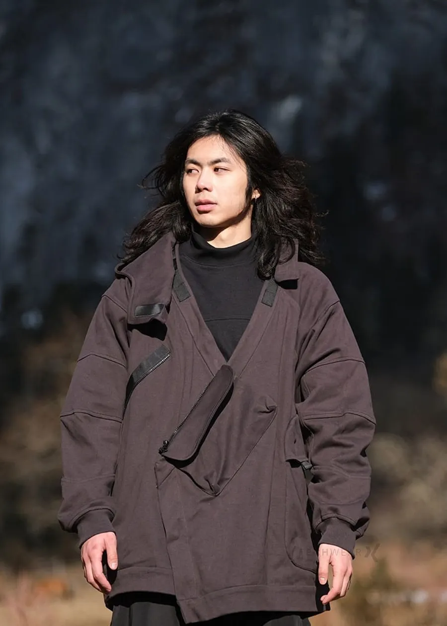 Gorpcore Hoodie Kimono - Gorpcore Clothing - X