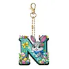 Easter letters-Double Sided Drill-5D DIY Craft Keychain