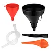 Engine Oil Filling Funnel Set with Filter Oil Petrol Diesel Gasoline Fuel Funnel