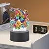Animal Diamond Painting Night Light DIY Diamond Painting Lamp(Rainbow Butterfly)